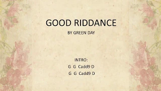 Good Riddance by Green Day - Easy Chords and Lyrics