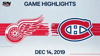 NHL Highlights | Red Wings vs Canadiens – Dec. 14, 2019