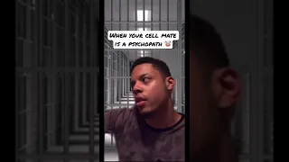 When your cell mate is a psychopath #shorts #prison #funny