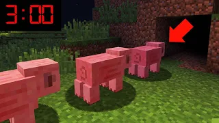 These pigs would disappear at 3am, until I followed them...(Ps5/XboxSeriesS/PS4/XboxOne/PE/MCPE)