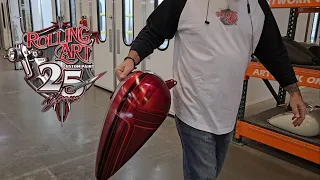 Rolling Art Custom Paint - Building the 2024 "Harley-Davidson" Candy Red Switch Back Street Glide