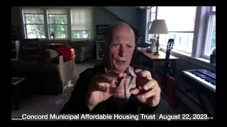 Concord Municipal Affordable Housing Trust  August 22, 2023