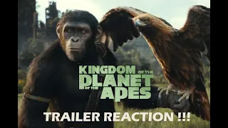 KINGDOM OF THE PLANET OF THE APES!! TRAILER REACTION