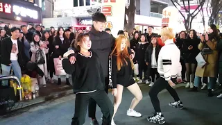 《BrownEyedGirls_#KillBill》 #레드크루(이강용,노하영) #에너자이주(한은비) #킬빌 20181201 Hongdae Busking 홍대버스킹 #SnowHorse