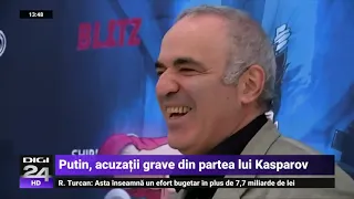 Gari Kasparov, acuzații grave la adresa lui Vladimir Putin - Digi24