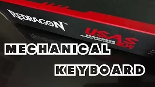 Redragon K553 Usas RGB (White) Mechanical Keyboard Unboxing and Review