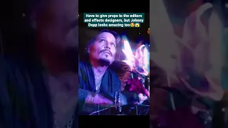 More Johnny Depp promoting Savage x Fenty show by Rihanna