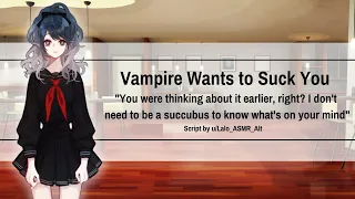 Vampire Roommate Wants to Suck You [F4M] [Monstergirl] [Slightly Tsundere] [Spicy] [Feeding] [ASMR]