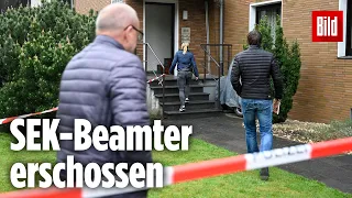 SEK-Beamter in Gelsenkirchen erschossen | Täter feuerte durch Haustür!