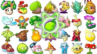 All Plants Level 1 Challenge & Power up! VS Pharaoh Zombie in PvZ 2 Chinese Version