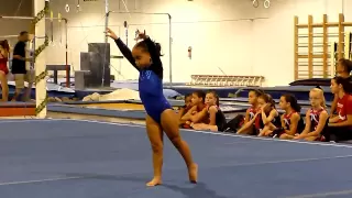 Level 2 Gymnastics Floor Routine- JoElle's first meet