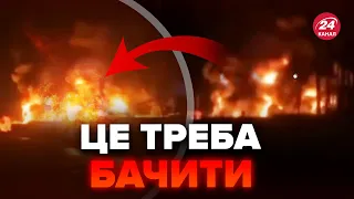 ⚡ВОГОНЬ АЖ ДО НЕБА! в Росії палає НАЙБІЛЬШИЙ НПЗ! Калуга у вогні
