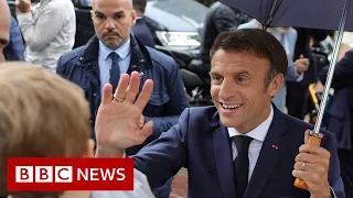 Elections in France decide battle between Emmanuel Macron and the left – BBC News