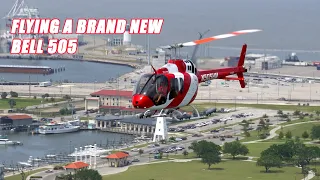 FLYING THE BELL 505 JET RANGER X for the first time with Mike and Leigh | R-44 HELO VLOG #8