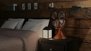 Fan sound | White noise | Cozy place | Sleep, Study, Meditation | 10 hours