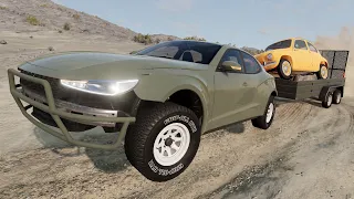 Cars vs off-road ft. TRAILERS - BeamNG.Drive - 13600K RTX4070TI