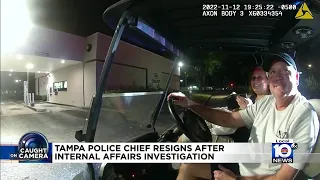 Tampa's police chief resigns over golf cart traffic stop