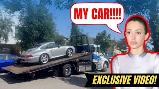 Kanye West's Gifted Porsche 911 For Wife Bianca Censori Towed In West Hollywood