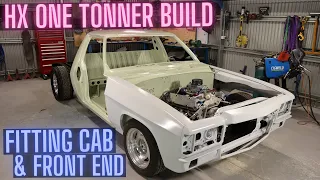 Fitting the Cabin and Front End onto Chassis - HX One Tonner Build