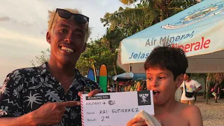 KAI -  Nine year old Surfer (Surf Grom in Indonesia)