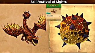 Fall Festival of Lights "CARNASTIAL" Max Level 150 - Exclusive Snafflefang - Dragons:Rise of Berk