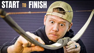 "D STYLE BOW"  Tillering Start to Finish (Tillering Course ep 13)