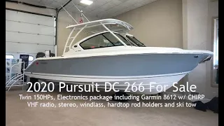 2020 PURSUIT DC 266 Walkthrough