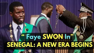 President Bassirou Diomaye Faye's Inaugural Speech: Faye's Vision for Senegal