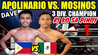 2023 APOLINARIO VS MOSINOS | 3 DIV WORLD CHAMPION R1 KO KAY APOLINARIO