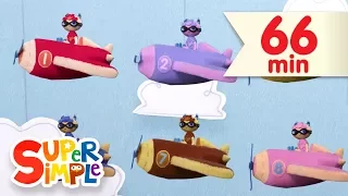 10 Little Airplanes | + More Kids Songs | Super Simple Songs