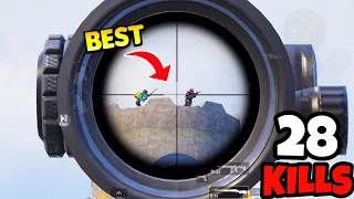 Best Place For Sniping in BGMI • (28 KILLS) • BGMI Gameplay