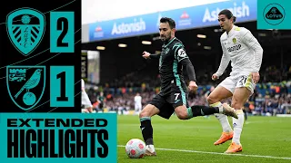 EXTENDED HIGHLIGHTS | Leeds United 2-1 Norwich City