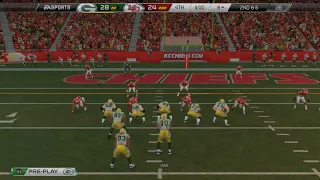 Madden NFL 25 PS5 4K Packers vs Chiefs 4th Qrt