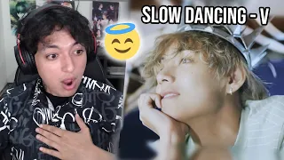 ANOTHER BEAUTIFUL SONG! - V Slow Dancing MV Reaction