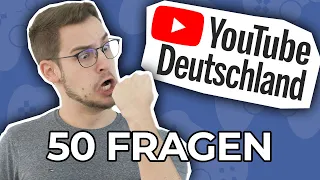 Rückblick auf YOUTUBE-HISTORIE | 50 Fragen zu YouTube Deutschland