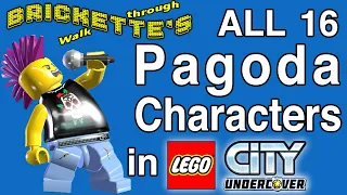 All 16 Pagoda Characters in LEGO City Undercover