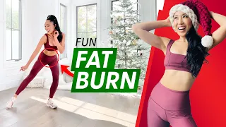 Christmas Cardio Workout! Fun fat burning workout to your favorite holiday songs!!