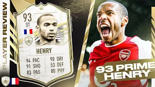 93 PRIME ICON THIERRY HENRY REVIEW! FIFA 21 Ultimate Team