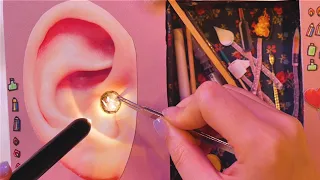 🌙Hand made book ASMR｜The dream ear clinic👂｜Ear Cleaning