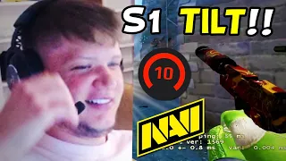 S1MPLE & FANS VS CHEATS!? - Level 10 FACEIT Maximum TILT Activated | NAVI SIMPLE OUTPLAYED..?