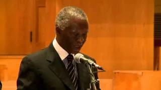 Dr Thabo Mbeki - "The potential of African students in light of the Arab Spring"