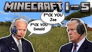 US Presidents Play Minecraft 1-5