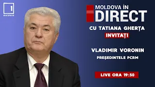 LIVE „Moldova în Direct”: Liderul PCRM, Vladimir Voronin, la Moldova 1