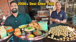 140/- UNLIMITED INDIAN Street Food Tour in Udaipur 😍 Dal Baati Pakwan, Paliwal Kachori, Kadi Chawal