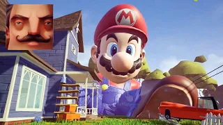 Hello Neighbor - My New Neighbor Big Mario Act 1 Gameplay Walkthrough