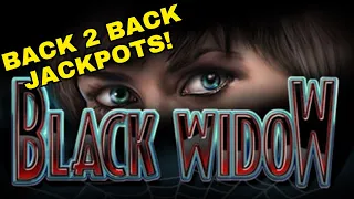 $150 spins! Back to Back JACKPOTS!! Great session on Black Widow ❤️