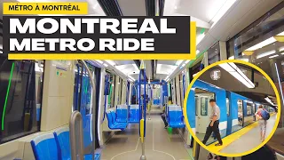 Montreal Metro Ride! Côte-Vertu to Parc Metro Station #montrealmetro