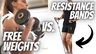 Resistance Bands vs. Free Weights: Which is better?