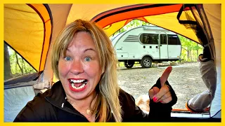 TENT CAMPING vs SMALL RV CAMPING Smackdown! 🥇