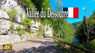 Driving through the Vallée du Dessoubre, France 🇫🇷 From Loray to Saint-Hippolyte-sur-le-Doubs